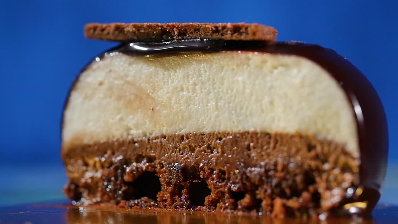 우아한 초콜릿 무스 케이크