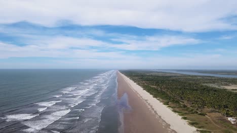 Novillero,-Der-Längste-Strand-Mexikos.-Tecuala,-Nayarit