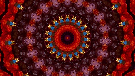 4k abstract background. dynamic moving fantasy loop. kaleidoscope.