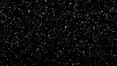 animación de la caída de nieve