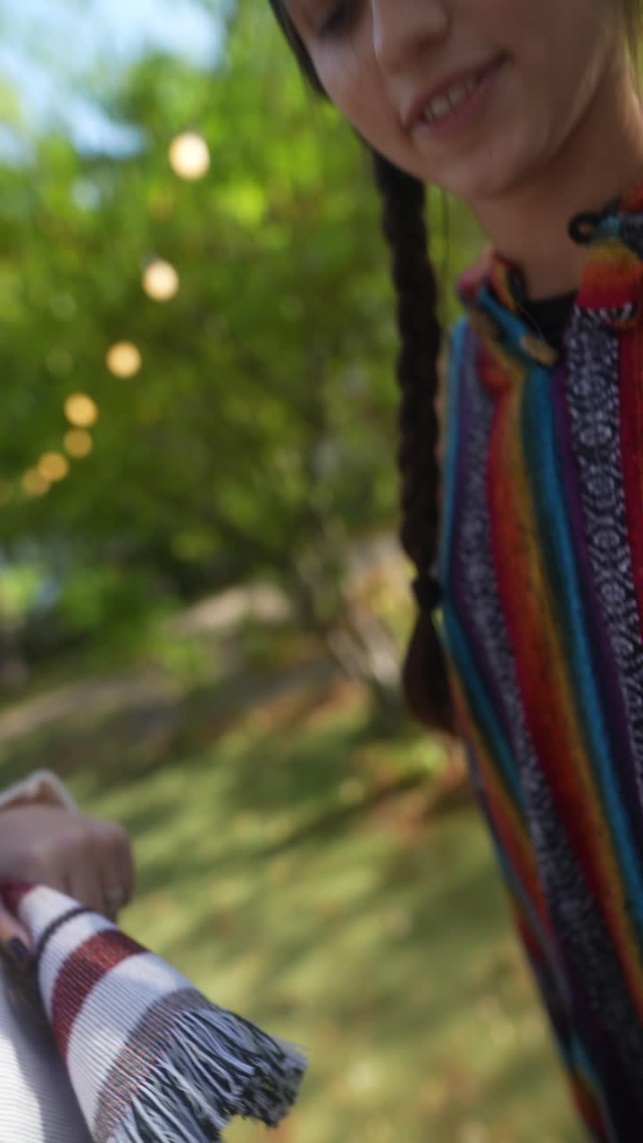 amigos al aire libre