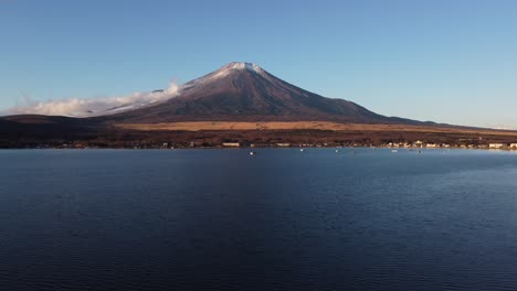 skyline aerial view in mt. fuji