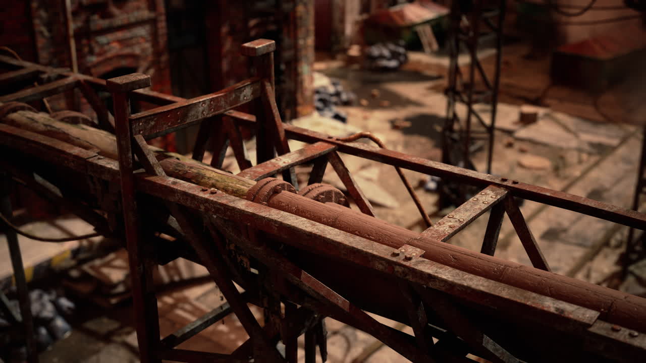 ⁇ 은 공장의 버려진 산업 건물