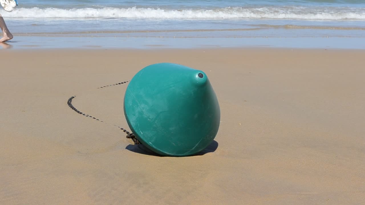 Costa del Océano Atlántico. Desembocadura. Chipiona, la ciudad en Andalucía, España