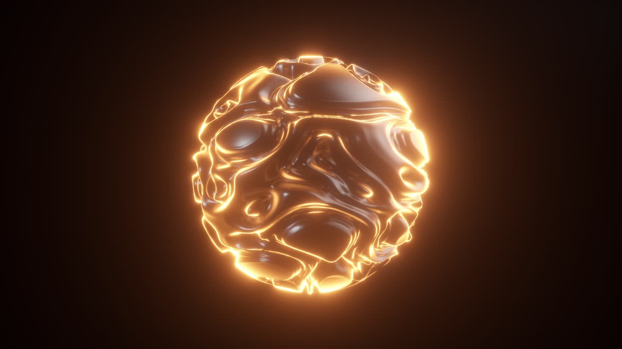 forma ovalada abstracta y brillante