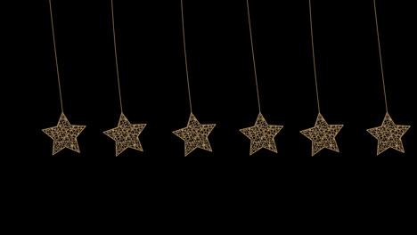 christmas-Golden-star-hanging-design-element-Ornament-Animation-with-alpha-channel-transparent-background