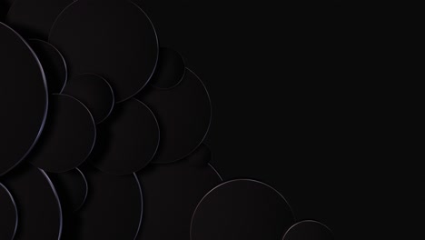 dark abstract circles background