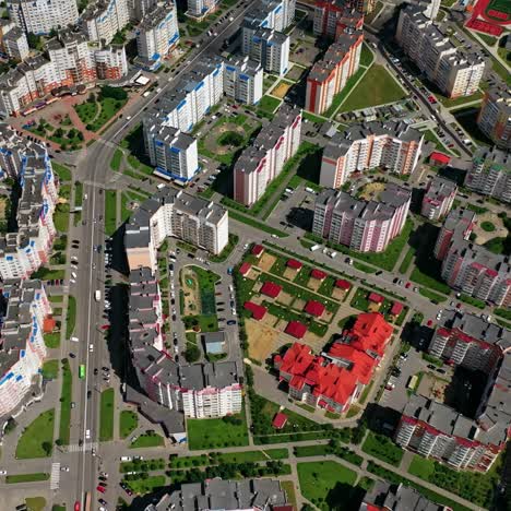 urban area with city blocks