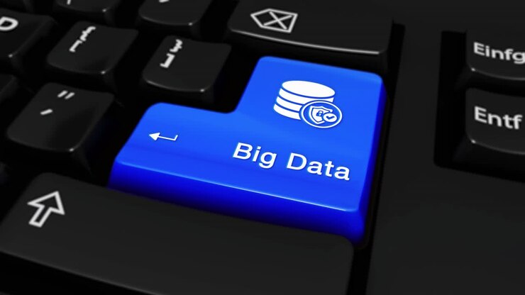 Big Data-knapp på tastatur