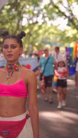 pride parade attendee