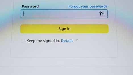 a digital login interface with a password field and multiple signin options for secure user access