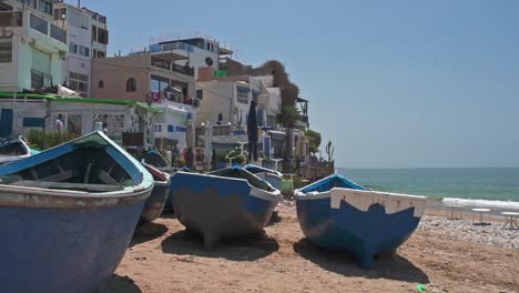 Fishing-boat-and-maritime-waterfront-in-Tagahzout