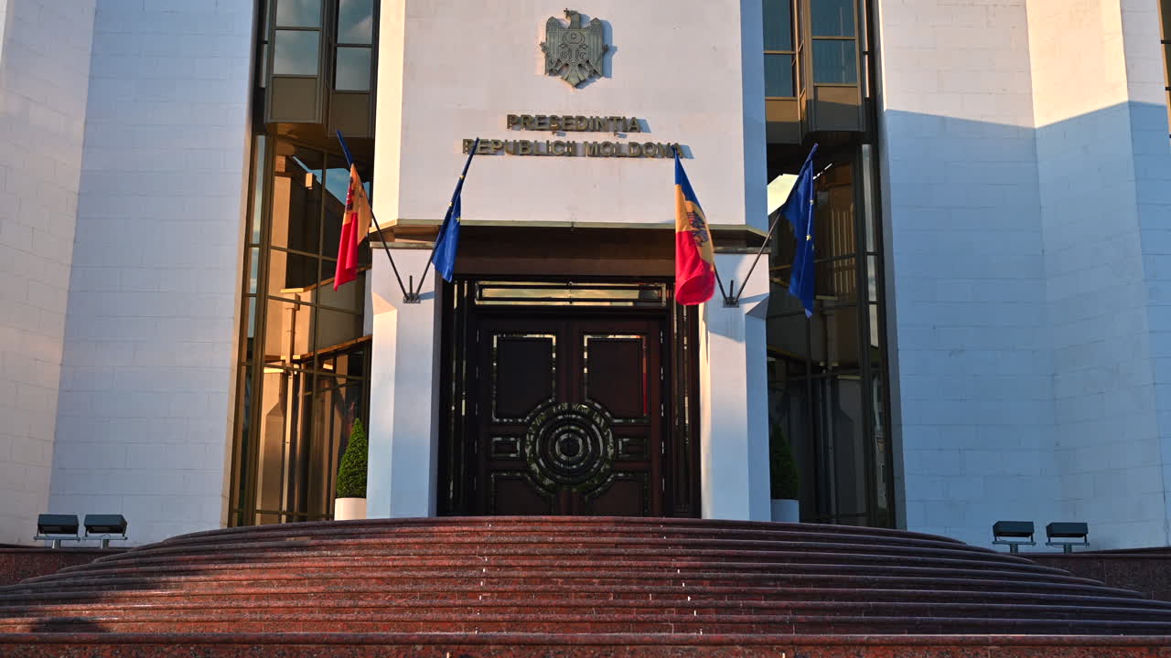 Presidency building in Chisinau, Moldova