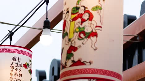 decorative lanterns and lights in hanoi, vietnam