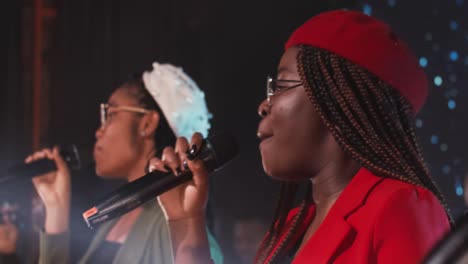 female choir singing