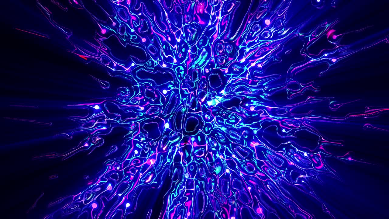 bola de energía azul claro