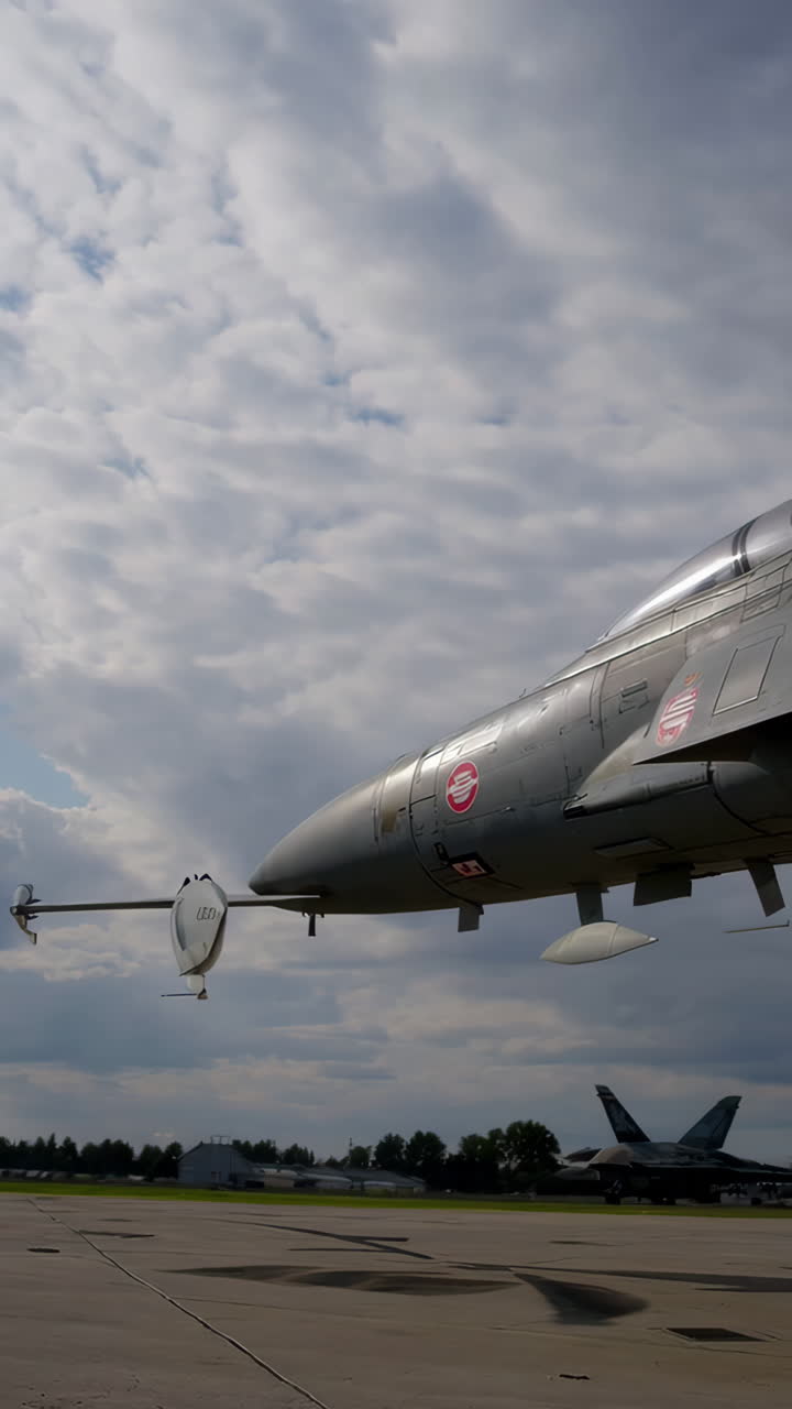 Military Jet on Airport