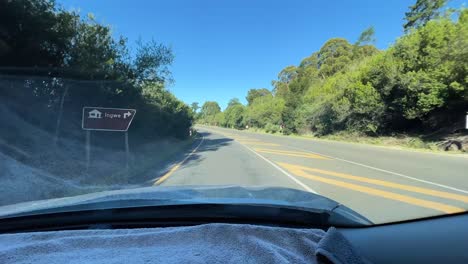 Driving-on-national-road-through-the-western-cape