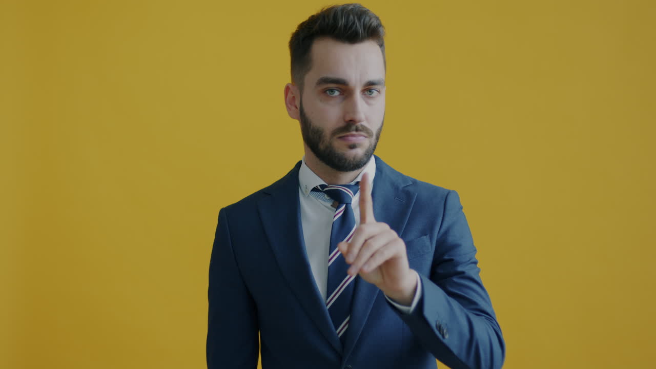 Businessman Rejecting