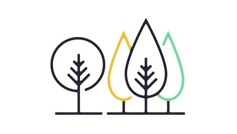 forest icon animation