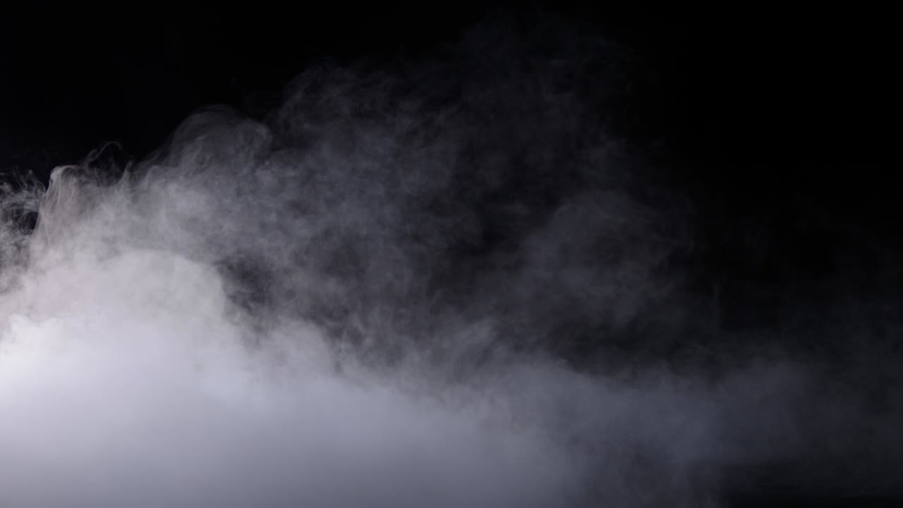 hielo seco realista nubes de humo niebla