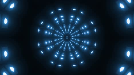 túnel de resplandor abstracto