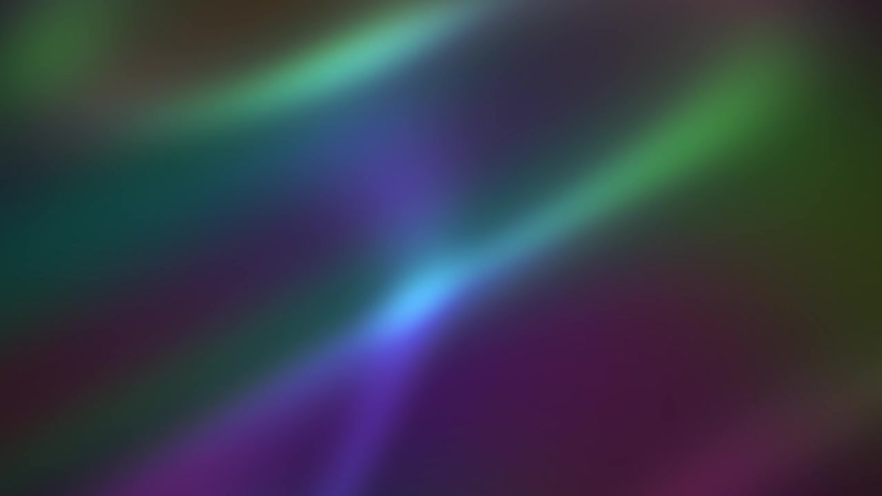 Sfondo animato astratto con morbide onde di luce colorate e luminose