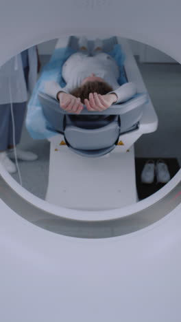 patient undergoing a ct scan