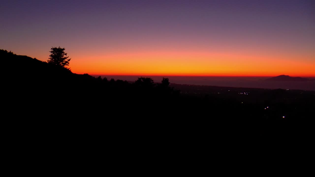 Sonnenuntergang in Zia auf der griechischen Insel Kos.