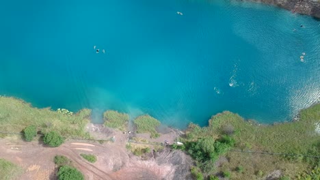 discovery of a blue water hole