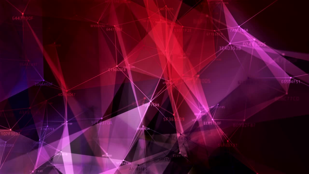 red de cadena de bloques y concepto de programación en el fondo tecnológico.