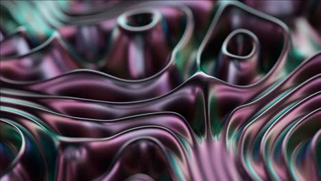 abstract iridescent liquid metal texture