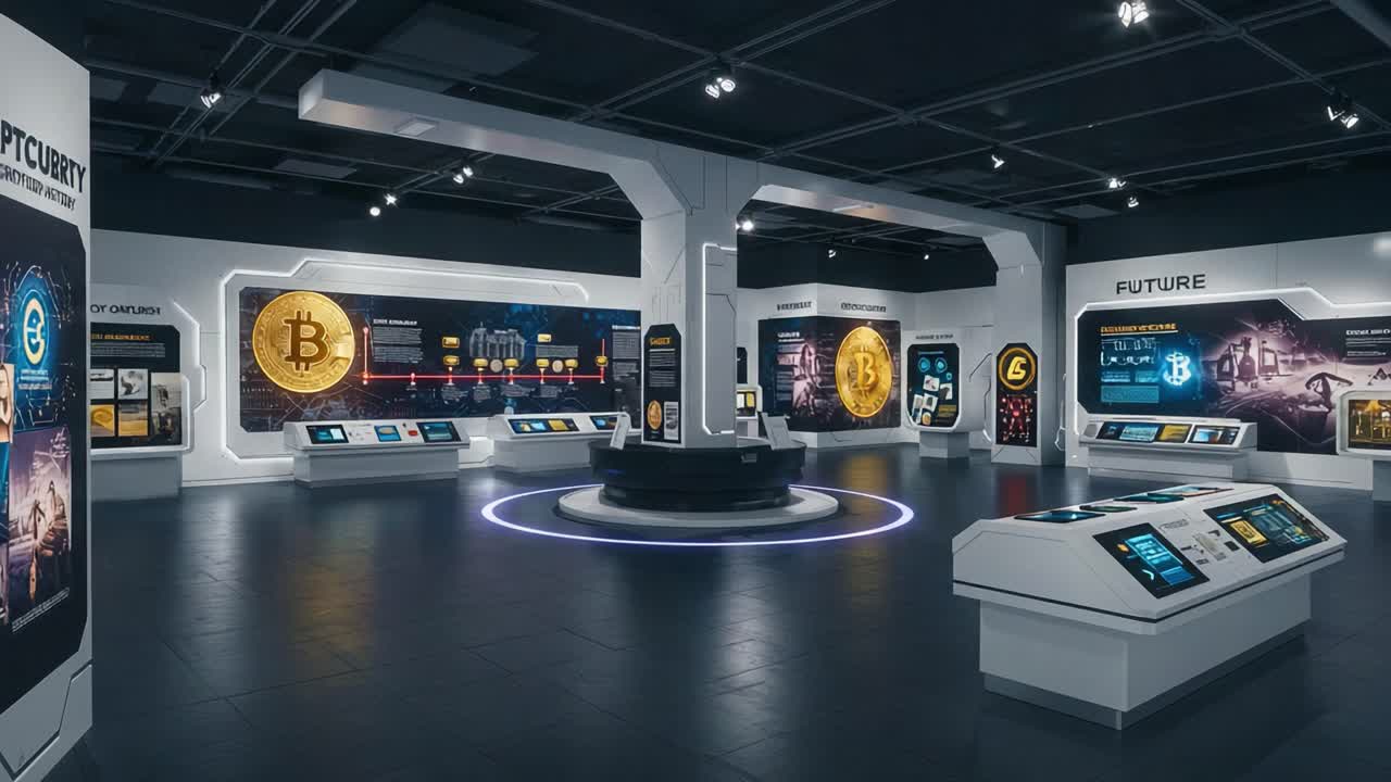 Exploring the Digital Currency Exhibition: An Insightful Journey into Bitcoin and the Future of Cryptocurrencies in a Modern Gallery Setting