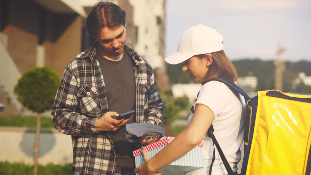 Food delivery with mobile payment