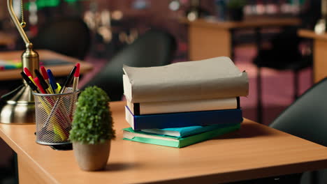 old fashioned library desks with historic charm and beautiful decorations