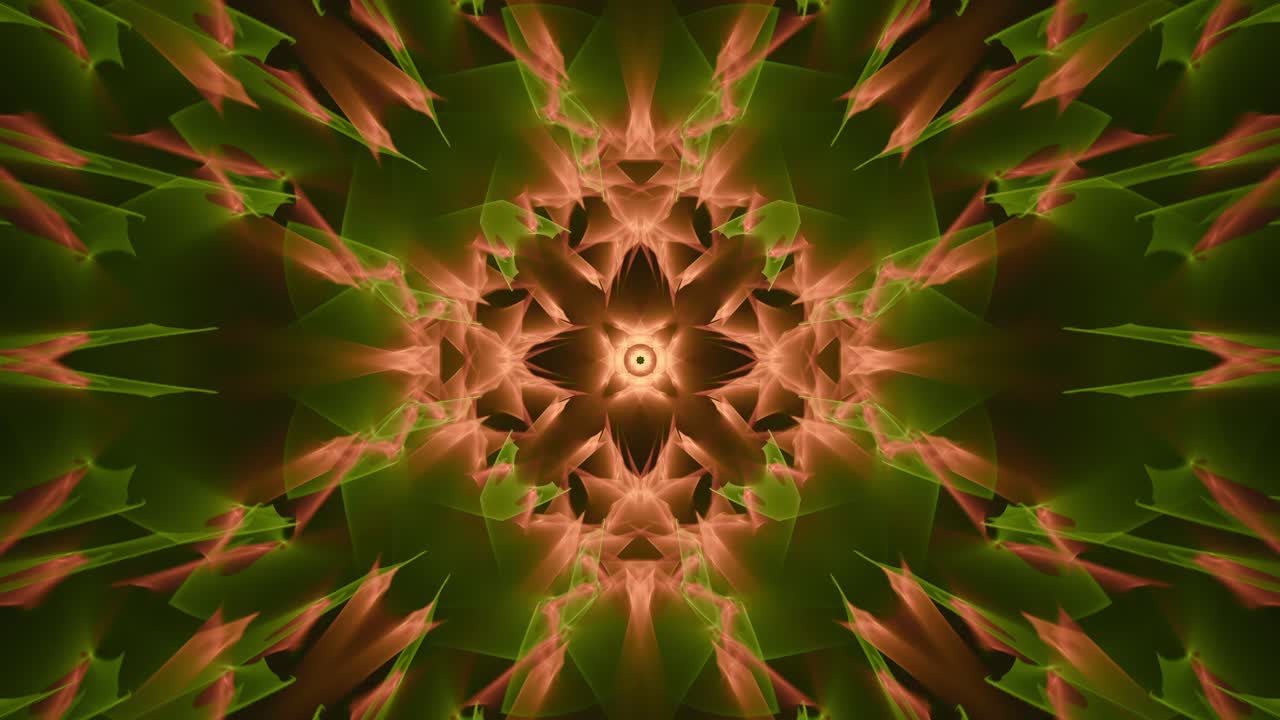patrones de mandala hipnóticos, enigmáticos flujos intrincados geométricos fractales éxtasis abstracto, bucle sin fin de despertar espiritual flujo de energía, latidos visuales remolinos de fantasía