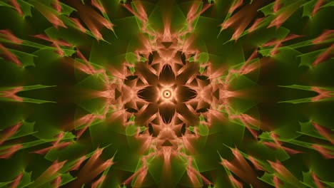 Patrones-De-Mandala-Hipnóticos,-Enigmático-E-Intrincado-éxtasis-Abstracto-Fractal-Geométrico-Que-Fluye,-Bucle-Sin-Fin-De-Flujo-De-Energía-De-Despertar-Espiritual,-Ritmos-Visuales,-Remolinos-De-Fantasía