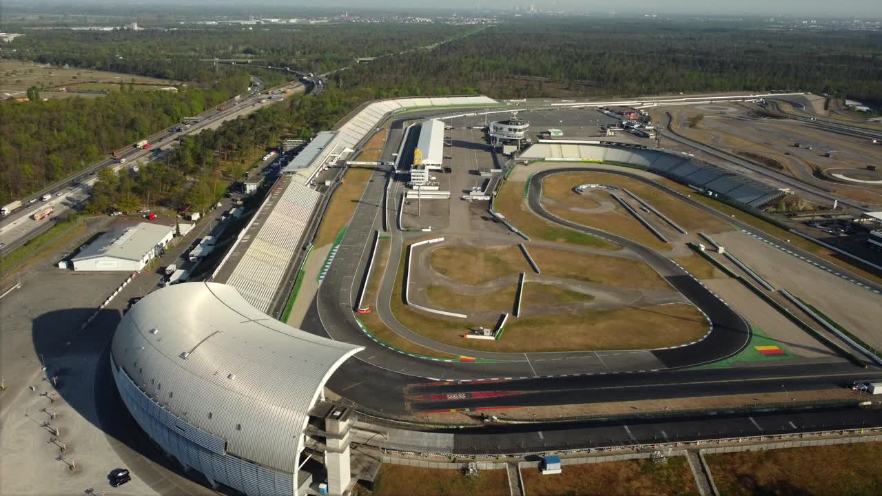 Aerial View of Hockenheimring Race Track