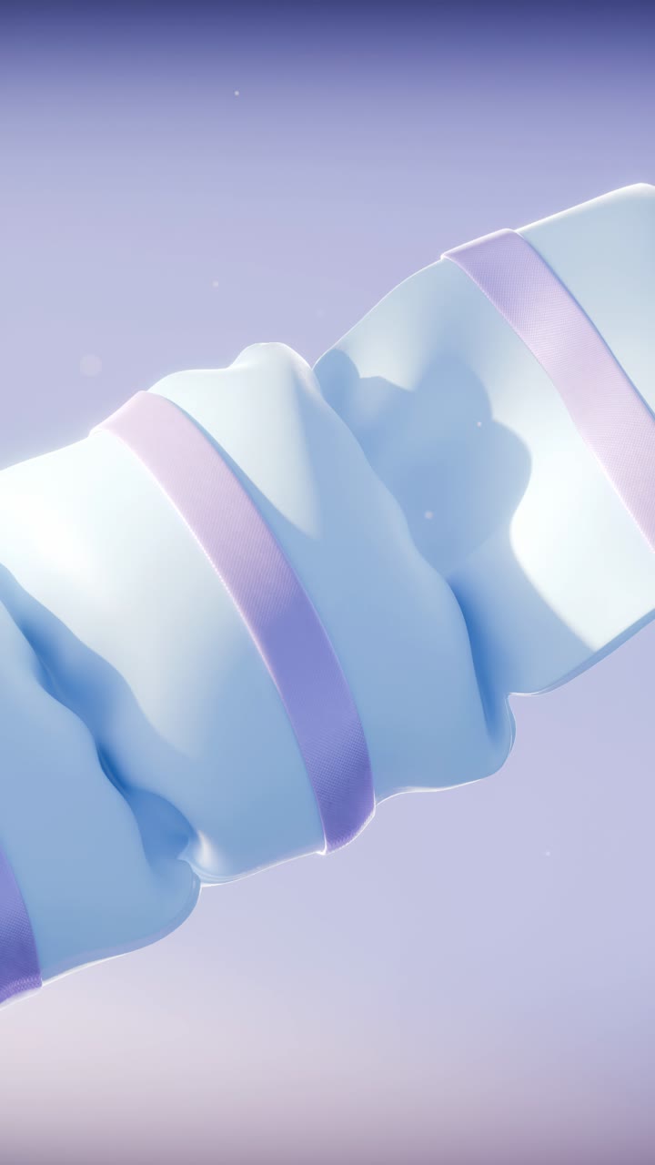 Abstract Fabric and Ribbon Design