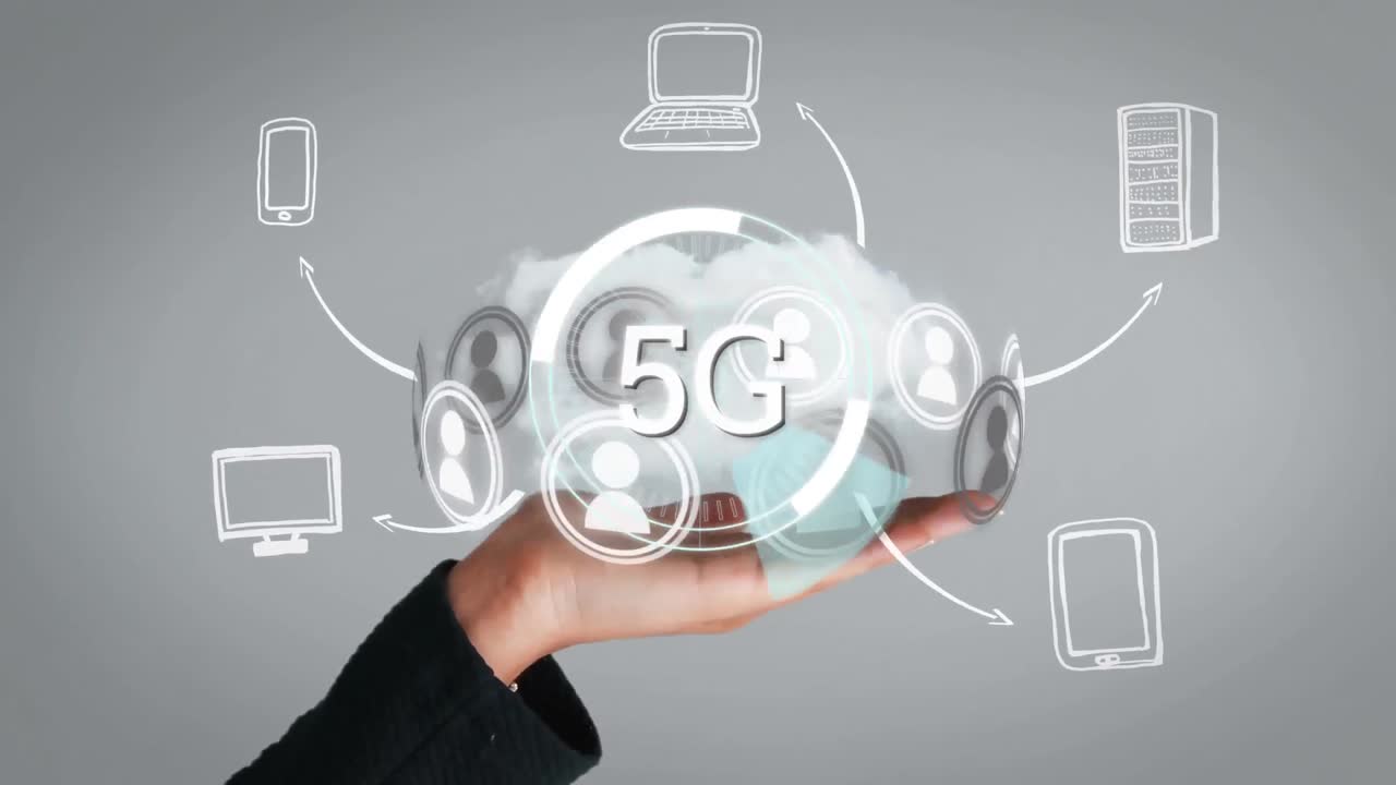 5g mostrado en un círculo
