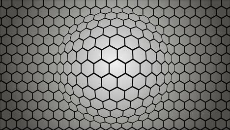 hexagonal abstract scifi microscope style modern motion background loop