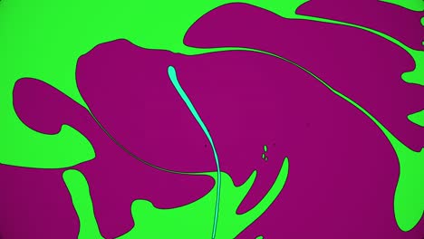 retró pintura abstracta animación de fondo en bucle