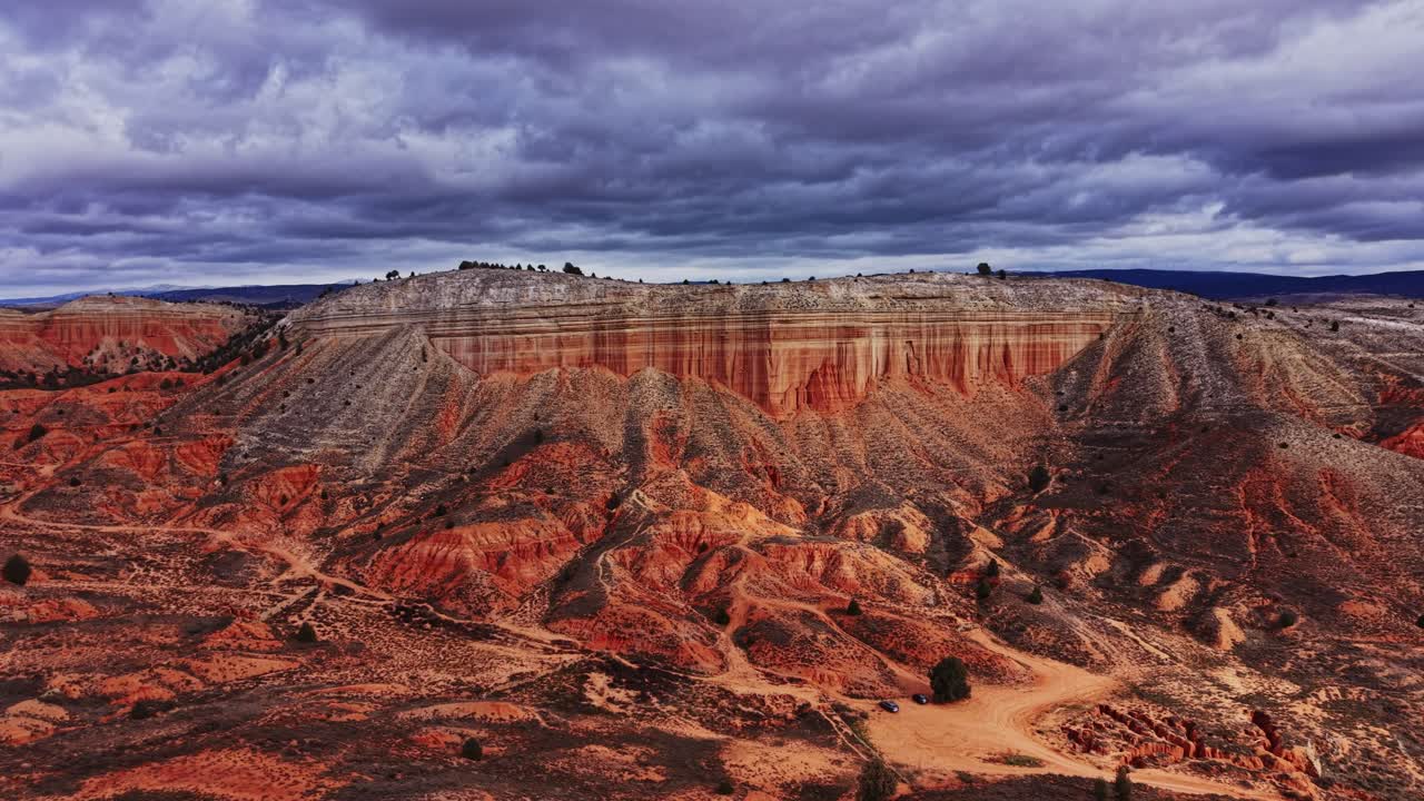 Exploring rock formations and hills in the landscape of Spain