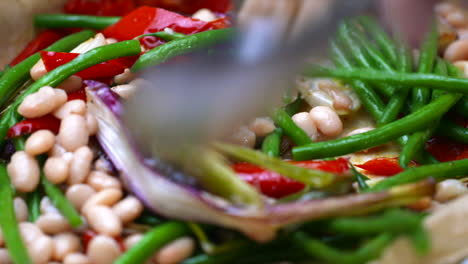 beans in roasting tray