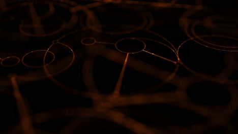 virtual hologram data display motion background