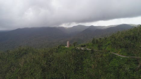 aerial view of yunque national park