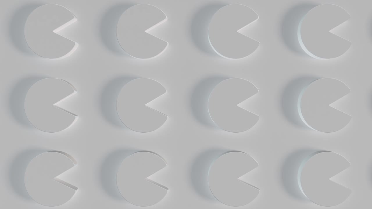 추상적인 색 배경 서클, 원활한 루프