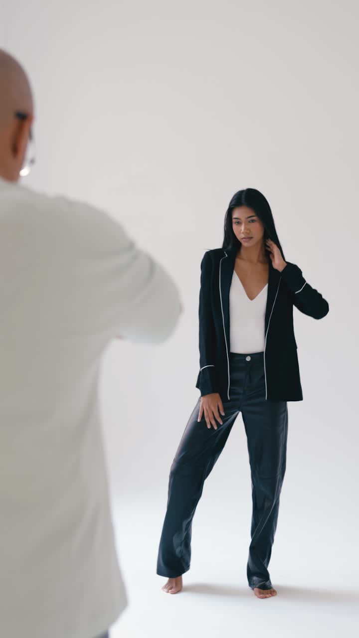 Fashion shoot behind the scenes