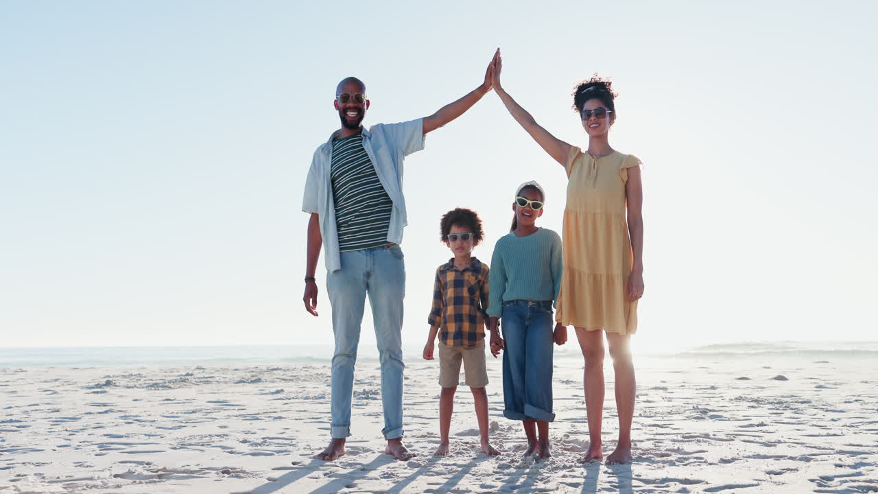 幸せな家族と両親 ハイファイ
