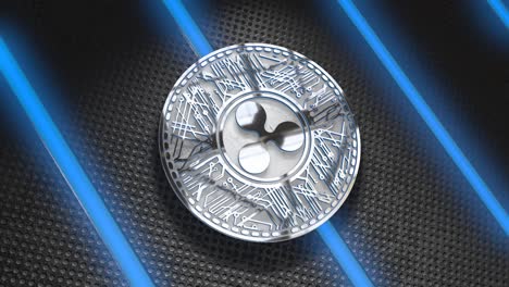 ripple coin (xrp) es una criptomoneda de cadena de bloques para transacciones financieras.
